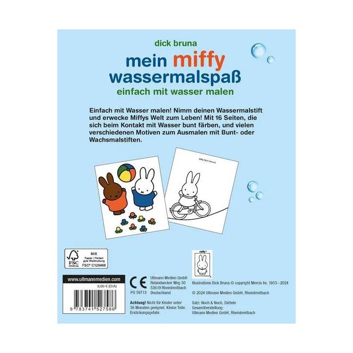 Mein Miffy Wassermalspass