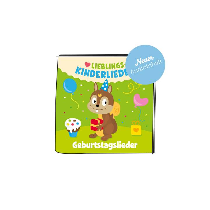 TONIES Giochi radio per bambini Lieblings Kinderlieder - Geburtstagslieder (DE, Toniebox)