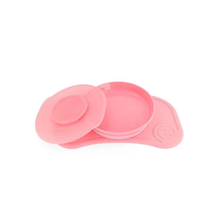 TWISTSHAKE Set de vaisselle pour enfants (Pink, Rose)
