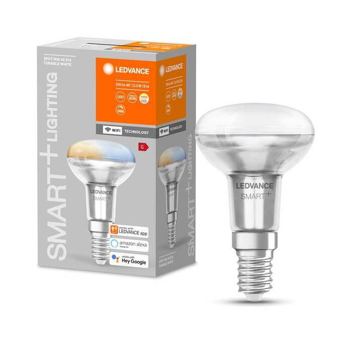 LEDVANCE LED Birne Smart+ WIFI (E14, WLAN, 3.3 W)