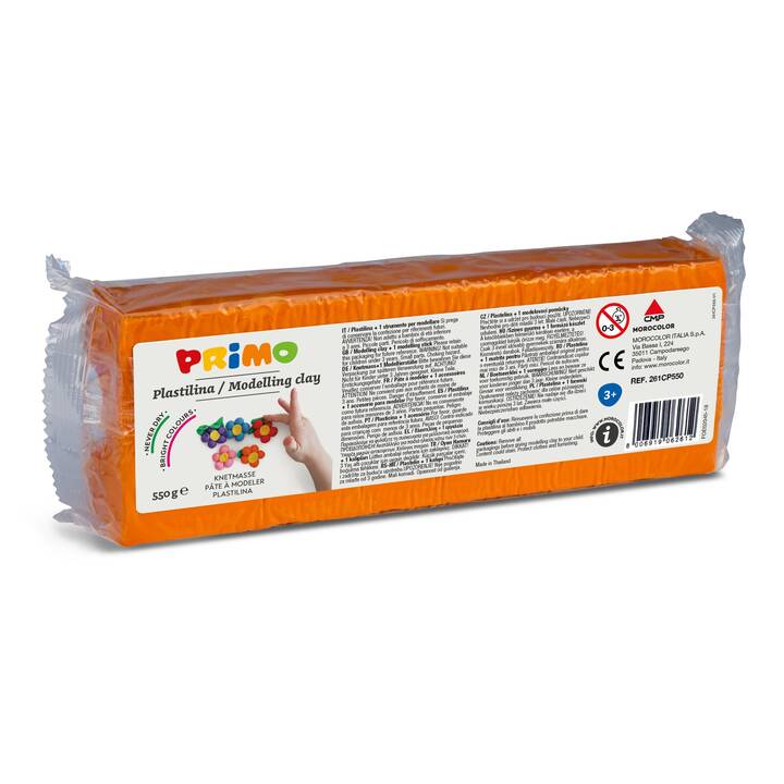 PRIMO Pâte à modeler (550 g, Orange)