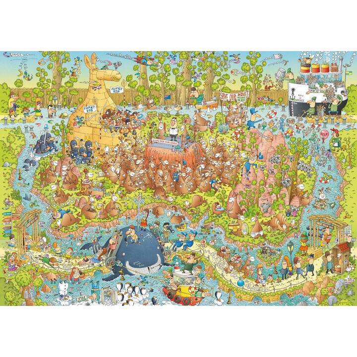 HEYE KALENDER Australian Habitat Puzzle (1000 x)