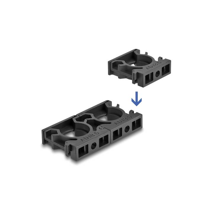 DELOCK Kabelhalter (10 mm, 8 Stück)