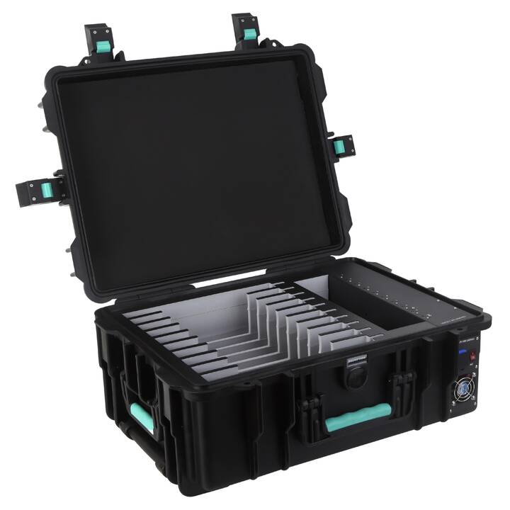 DEQSTER KT10C Conteneur de transport (Noir, Turquoise)