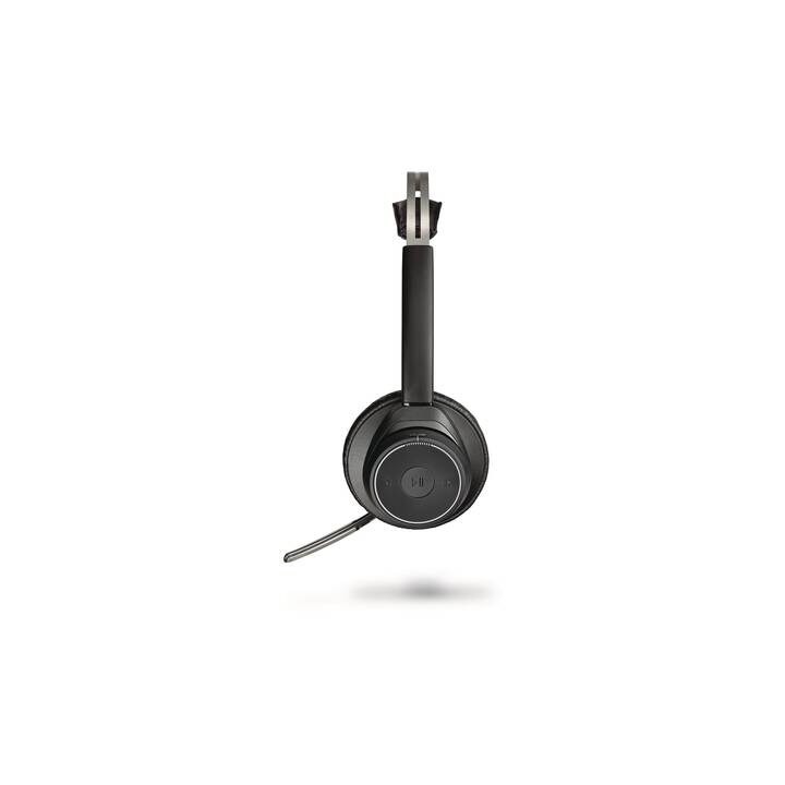 POLY Office Headset Voyager Focus UC (On-Ear, Kabellos, Schwarz)