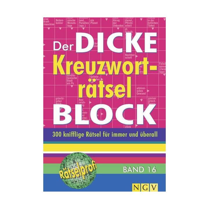Der dicke Kreuzworträtsel-Block Band 16