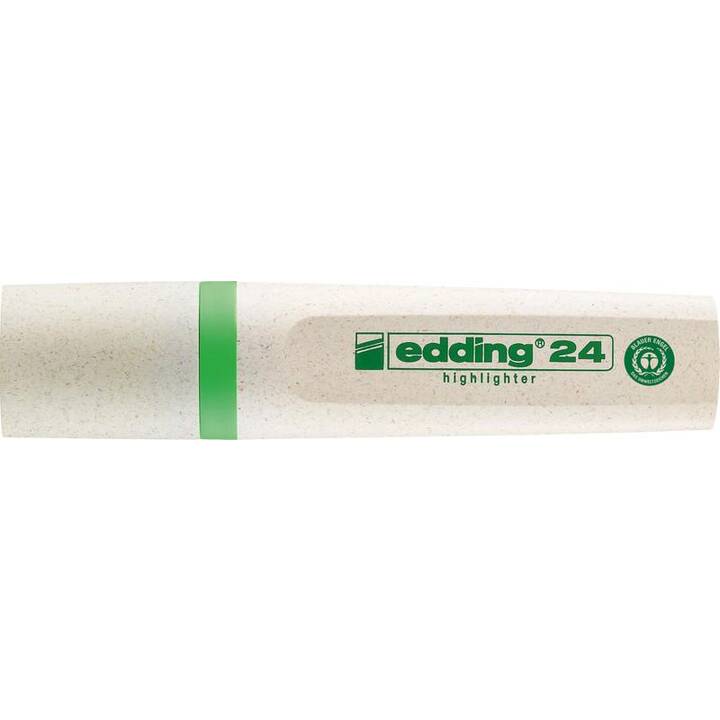 EDDING Surligneur EcoLine 24 (Vert clair, 1 pièce)