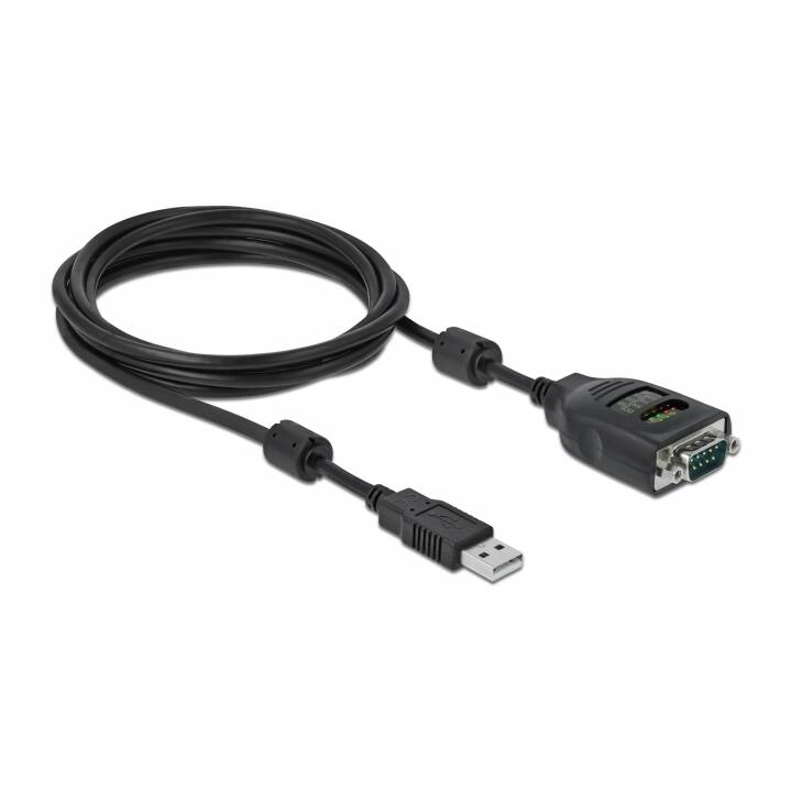 DELOCK DB9 Adapter (USB Typ-A, D-Sub (9-polig), 2 m)