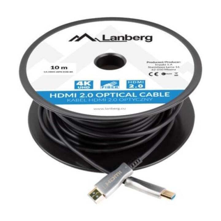 LANBERG Cavo di giunzione (HDMI, 10 m)