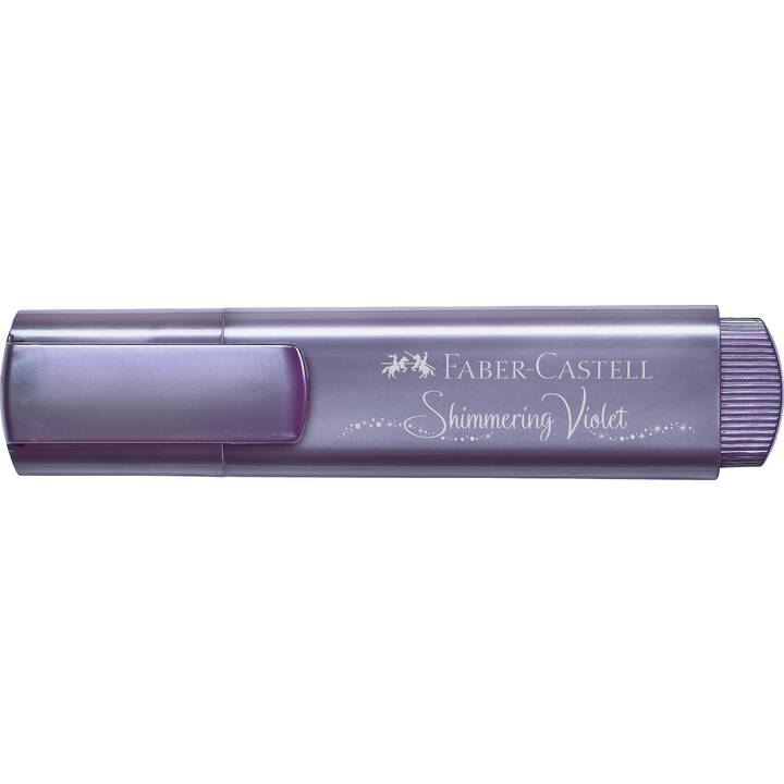 FABER-CASTELL Surligneur 46 Metallic (Pourpre, 1 pièce)