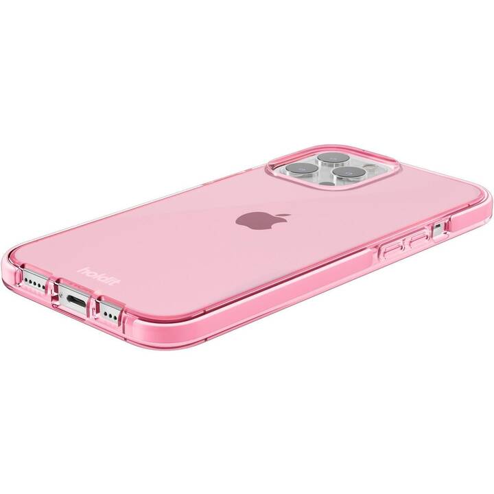 HOLDIT Backcover Seethru (iPhone 14 Pro Max, Rosa, Pink)