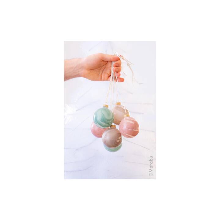 MARABU Peinture créative Easy Marble Set (6 x 15 ml, Multicolore)