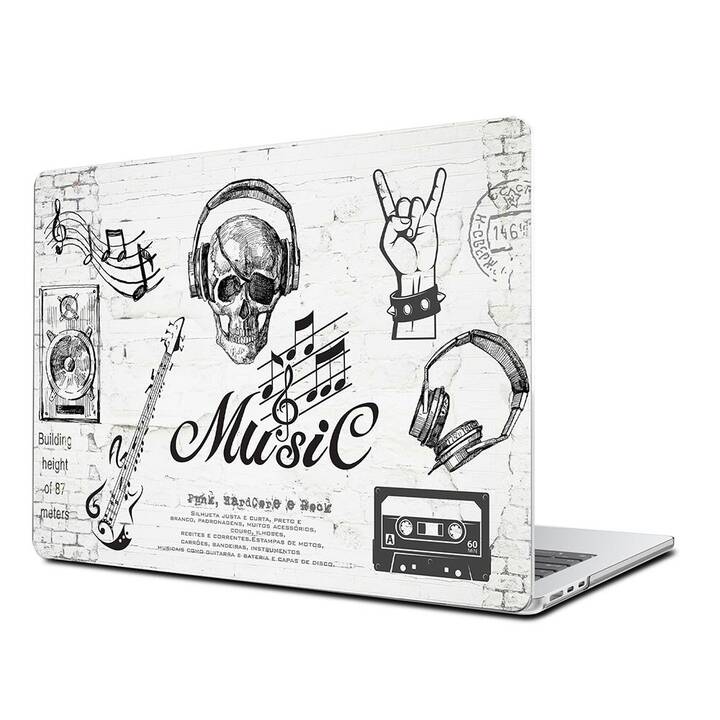 EG Hardcase (MacBook Air 13" M2 2022, Kunst, Grau)