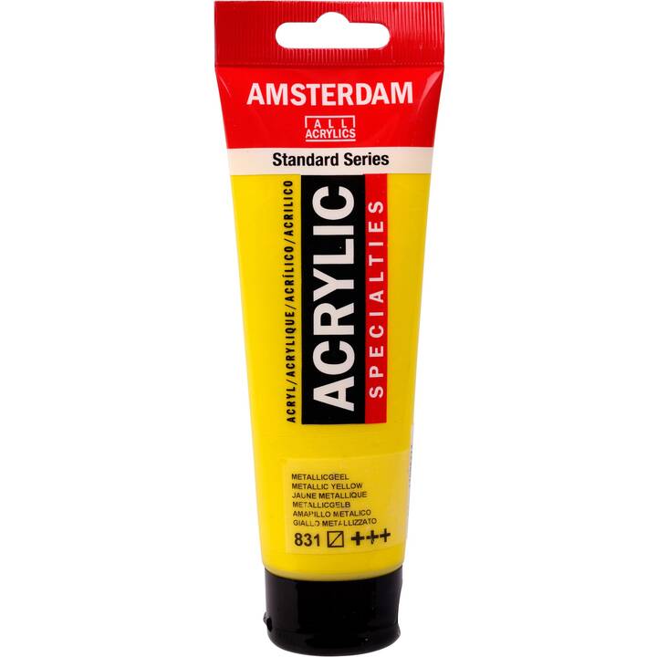AMSTERDAM Colore acrilica (120 ml, Metallico)