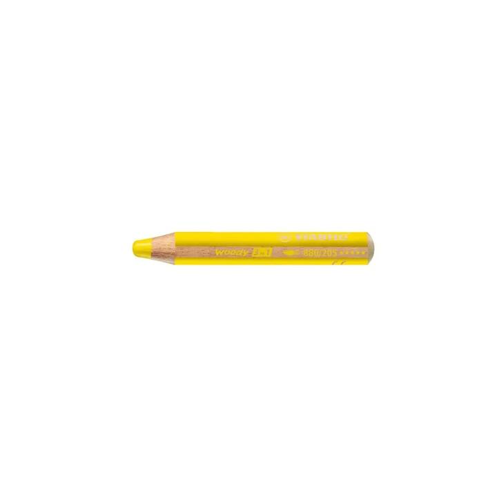 STABILO Matite colorate 3 in 1 (Giallo, 1 pezzo)