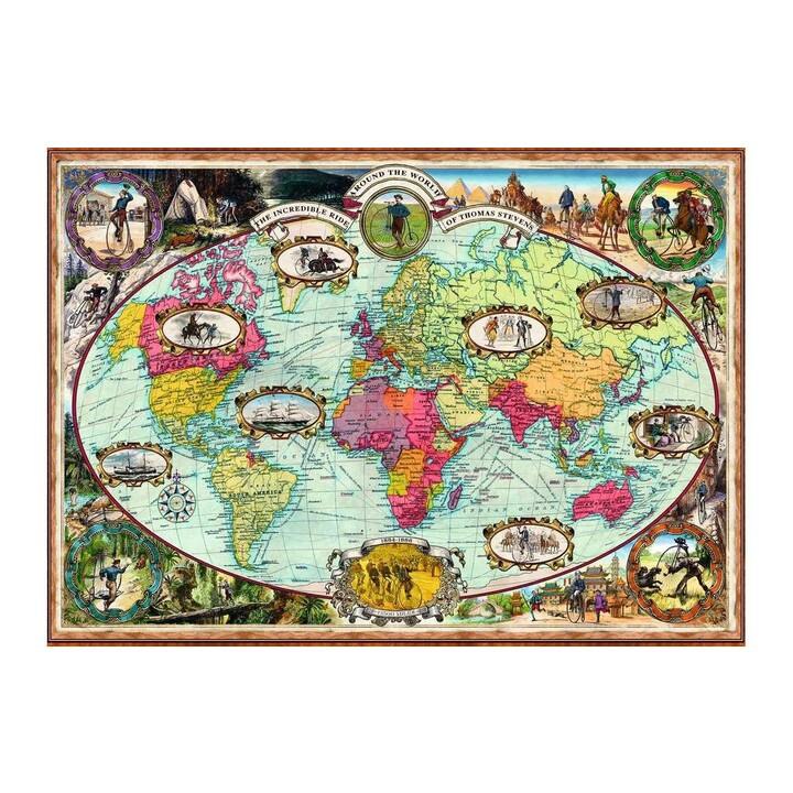 RAVENSBURGER Landkarte Puzzle (1000 x)