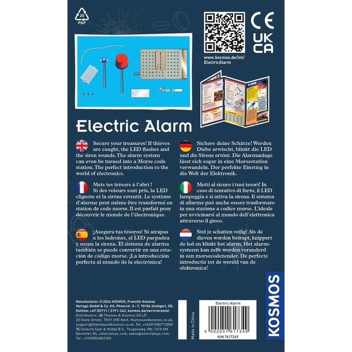 KOSMOS  Electric-Alarm INT Experimentierkasten (Elektronik und Energie)
