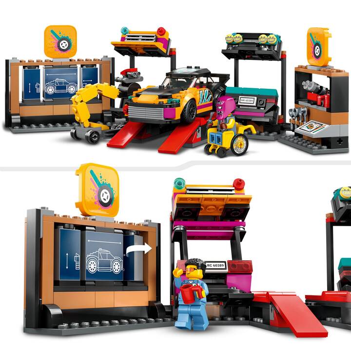 LEGO City Garage auto personalizzato (60389)