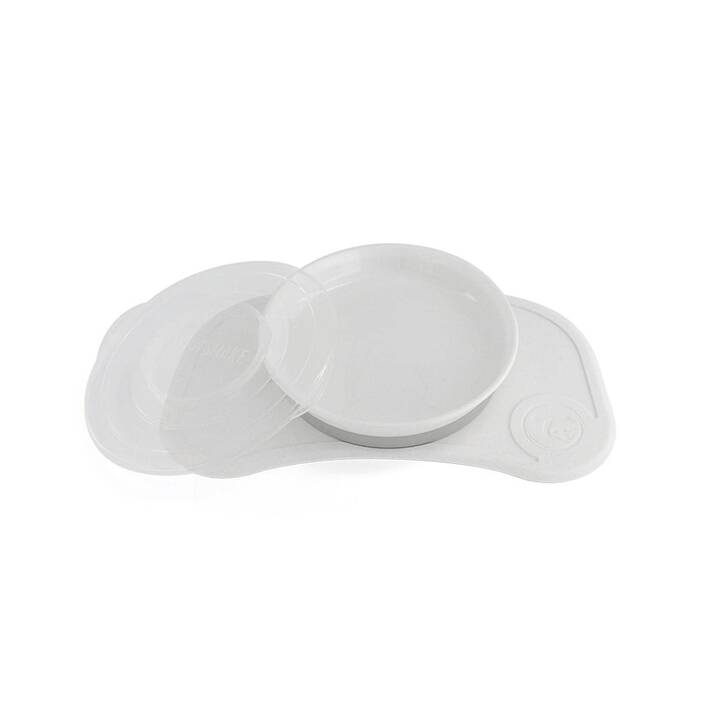 TWISTSHAKE Set de vaisselle pour enfants Click-Mat Mini (Blanc)
