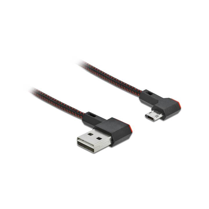 DELOCK Câble USB (USB 2.0 de type A, MicroUSB 2.0 de type B, 0.2 m)