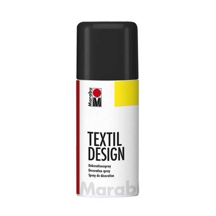 MARABU Textile couleur Design (150 ml, Jaune, Noir, Rouge, Blanc)