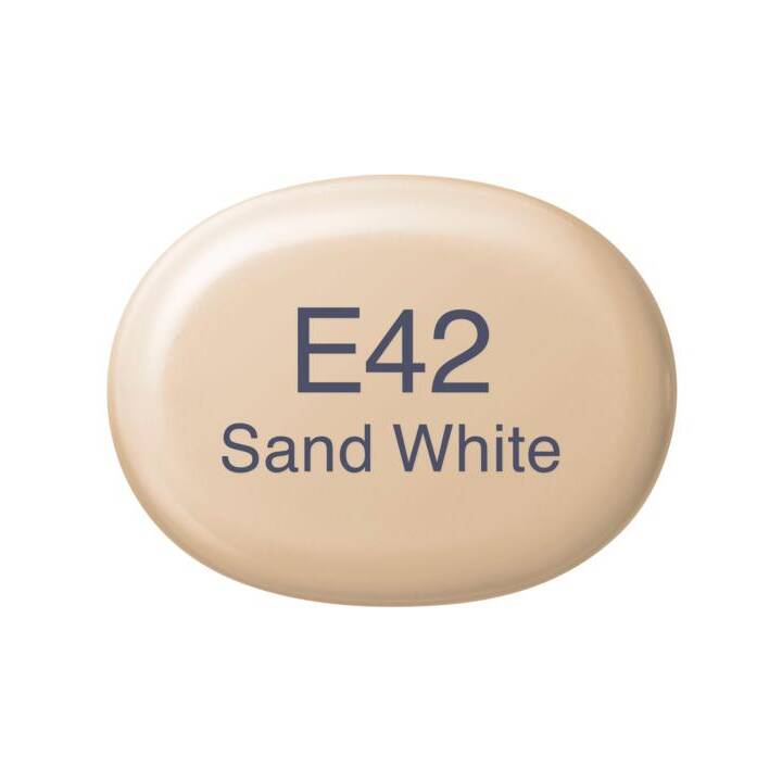 COPIC Marqueur de graphique Sketch E42 Sand White (Sable, 1 pièce)
