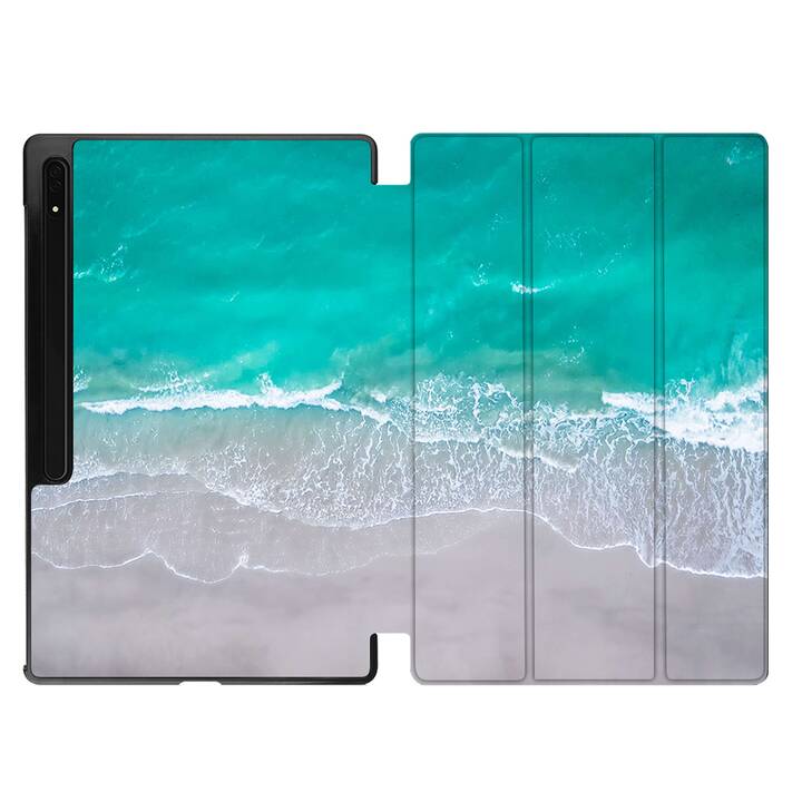 EG Hülle für Samsung Galaxy Tab S8 Ultra 14.6" (2022) - Grün - Strand