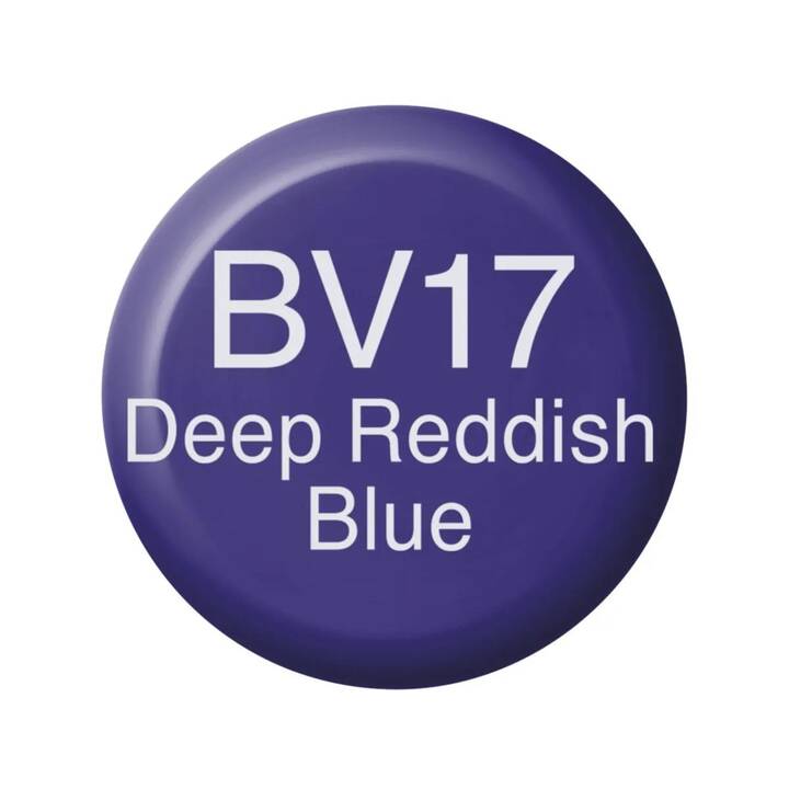 COPIC Encre BV17 - Deep Reddish Blue (Bleu, 12 ml)