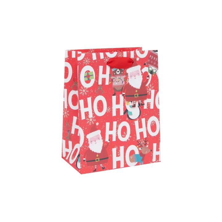 CART Borse regalo Hohoho (Marrone, Babbo Natale)