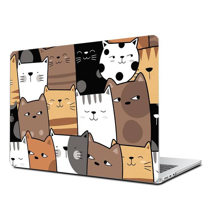 EG Coque rigide (Macbook Air 15" M2 2023, Art, Brun)