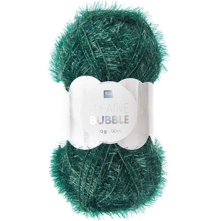 RICO DESIGN Wolle Creative Bubble (50 g, Tannengrün, Grün)