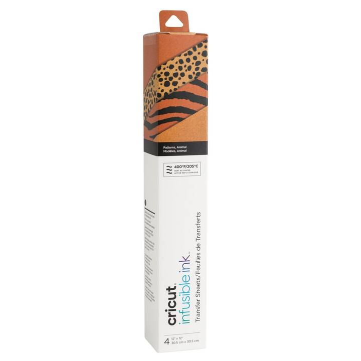 CRICUT Pelicolle adesive Leopard (30.5 cm x 30.5 cm, Arancione)