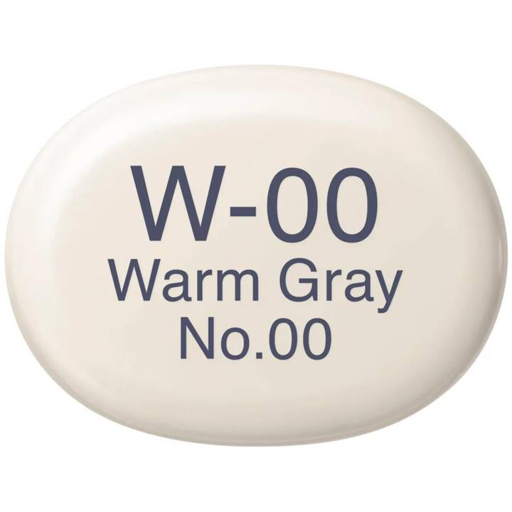 COPIC Grafikmarker Sketch W-00 Warm Grey No.00 (Warmgrau, 1 Stück)