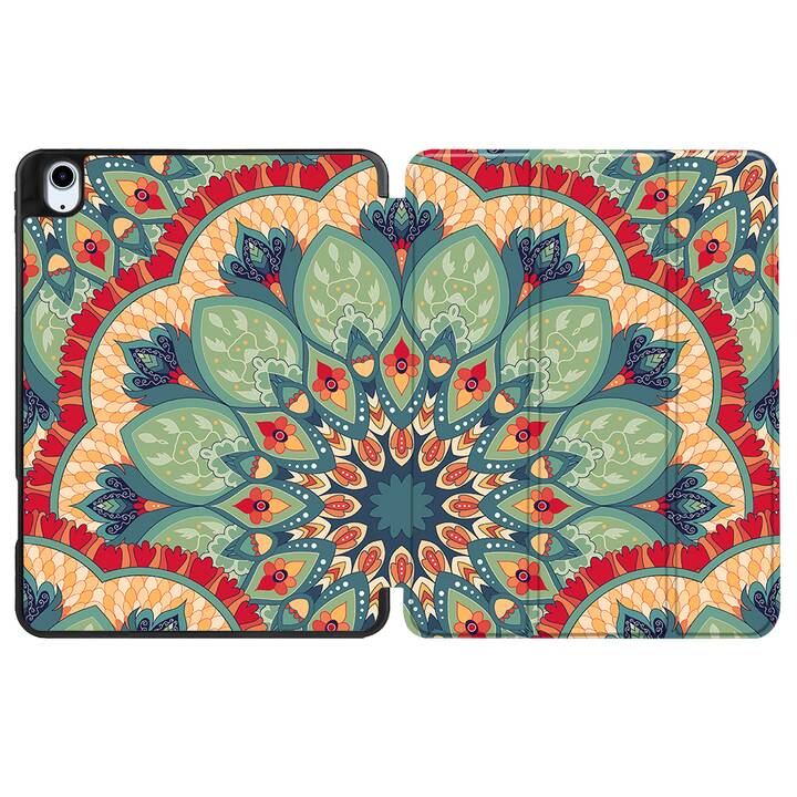 EG coque pour iPad Air 10.9" (2022) 5e génération - vert - mandala