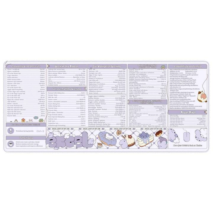 EG Stuoia da scrittoio - Excel Shotcut (Homeoffice, Viola)