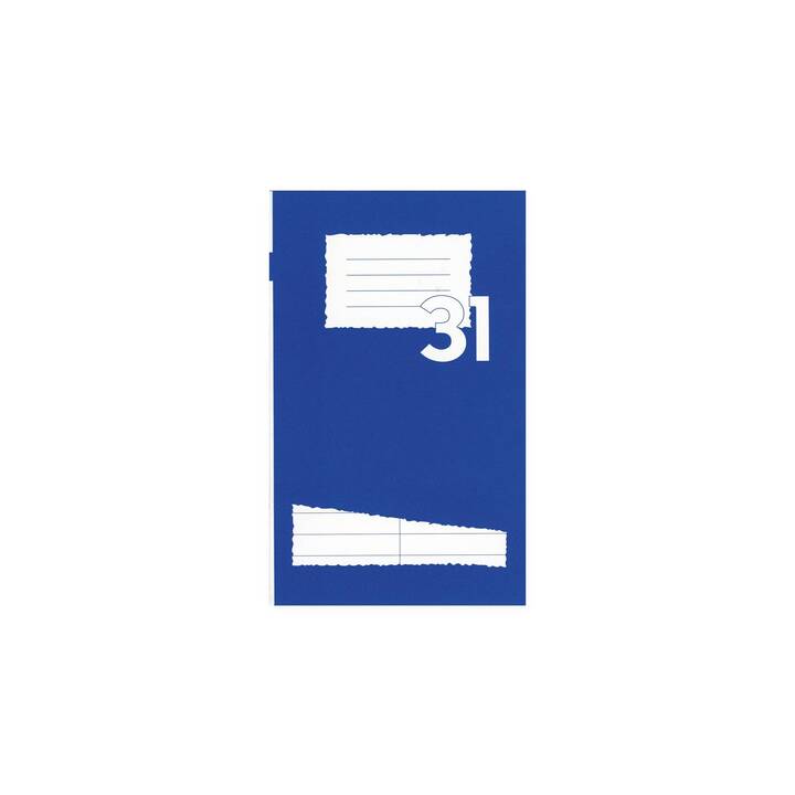 OFFICE FOCUS Cahier (E6, Ligné, Bleu, FSC)