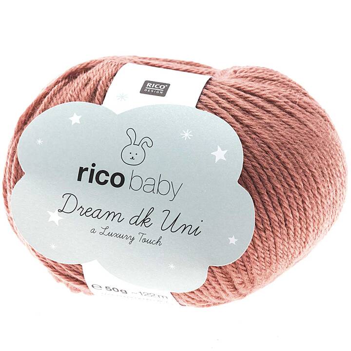 RICO DESIGN Laine Baby Dream (50 g, Mauve, Rose)