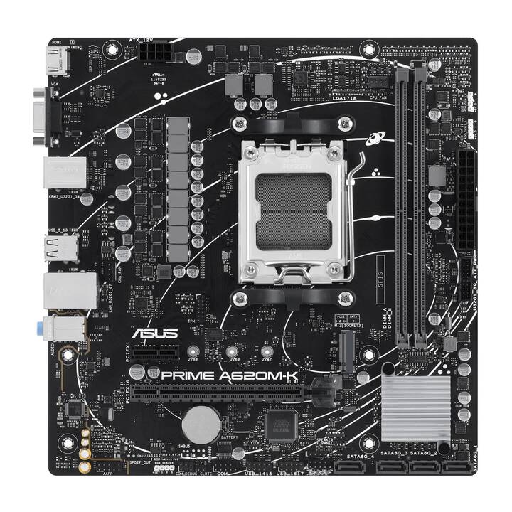 ASUS Prime A620M-K (AM5, AMD A620, Micro ATX)