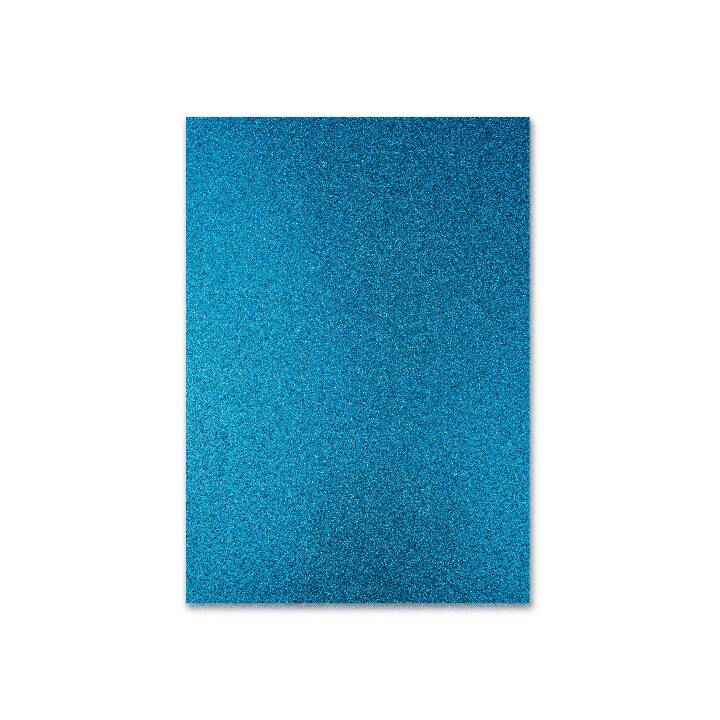 URSUS Papier pailleté (Turquoise, A4, 10 feuille)