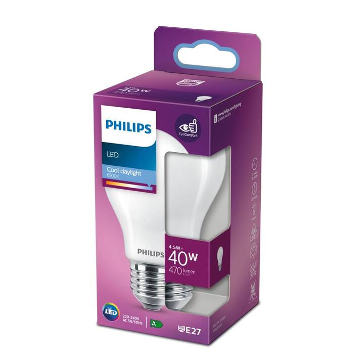 PHILIPS Ampoule LED (E27, 4.5 W)