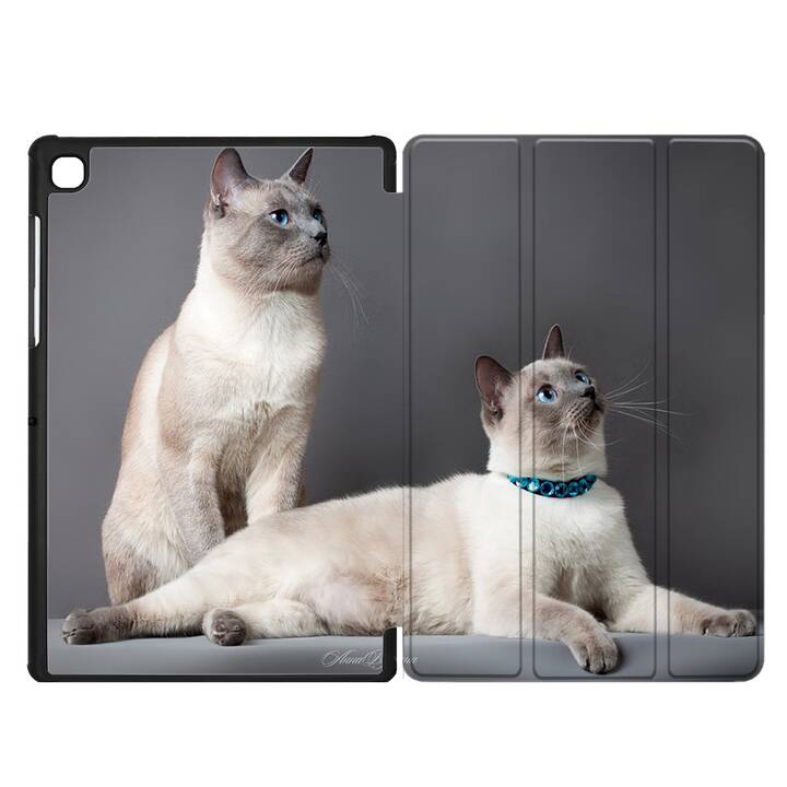 EG coque pour Samsung Galaxy Tab A7 Lite 8.7" (2021) - gris - chats