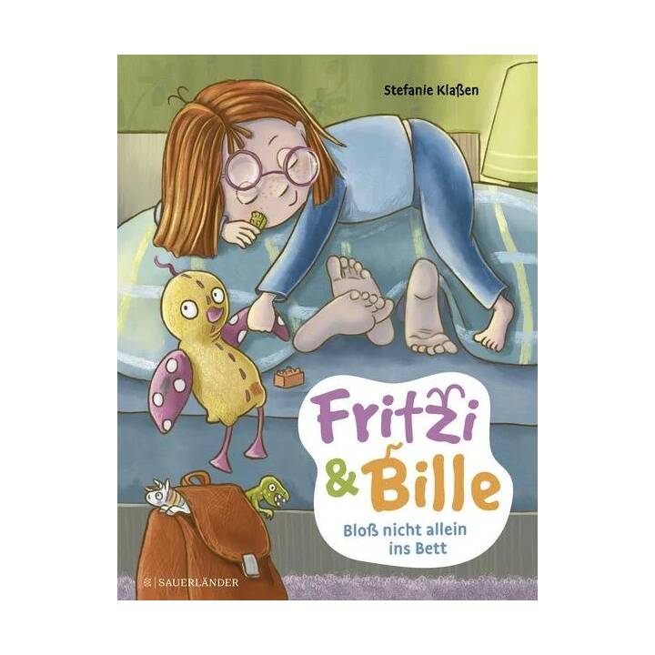 Fritzi und Bille - Bloss nicht allein ins Bett. Interaktives Bilderbuch ab 4 Jahren ? Gute-Nacht-Geschichte für Einschlafrituale und die Abendroutine