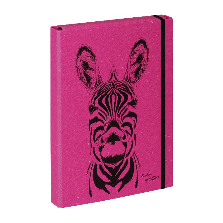 PAGNA Organisationsmappe Save Me Zebra (Pink, A4, 1 Stück)