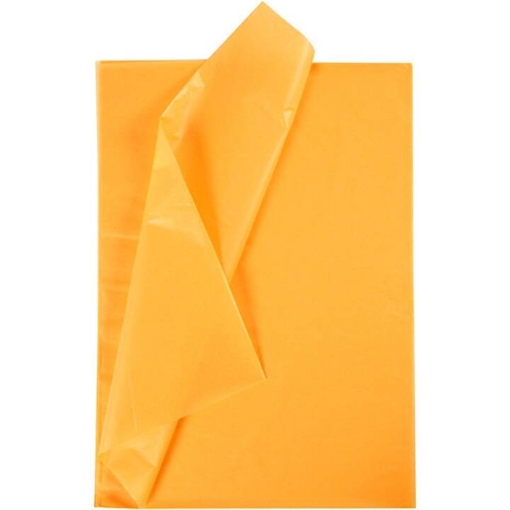 CREATIV COMPANY Seidenpapier Silk Paper (Gelb, 25 Stück)