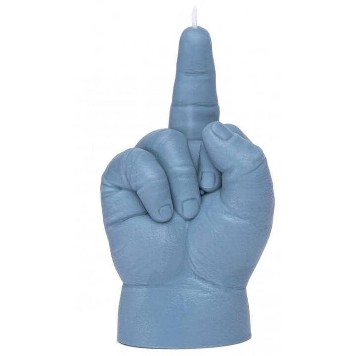 CANDLEHAND Bougie à motifs F*ck you (Bleu)