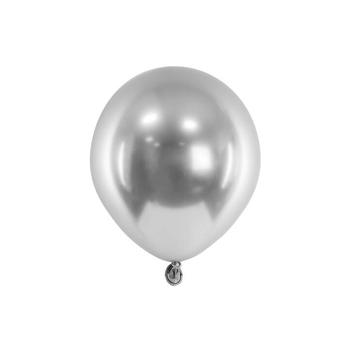 PARTYDECO Ballon Glossy (120 mm, 50 Stück)