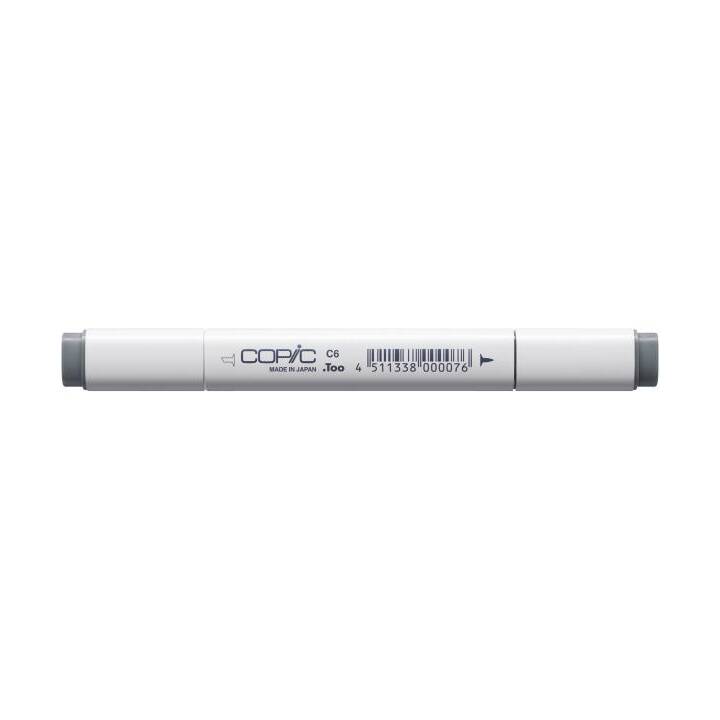 COPIC Marcatori di grafico Classic C-6 Cool (Grigio freddo, 1 pezzo)