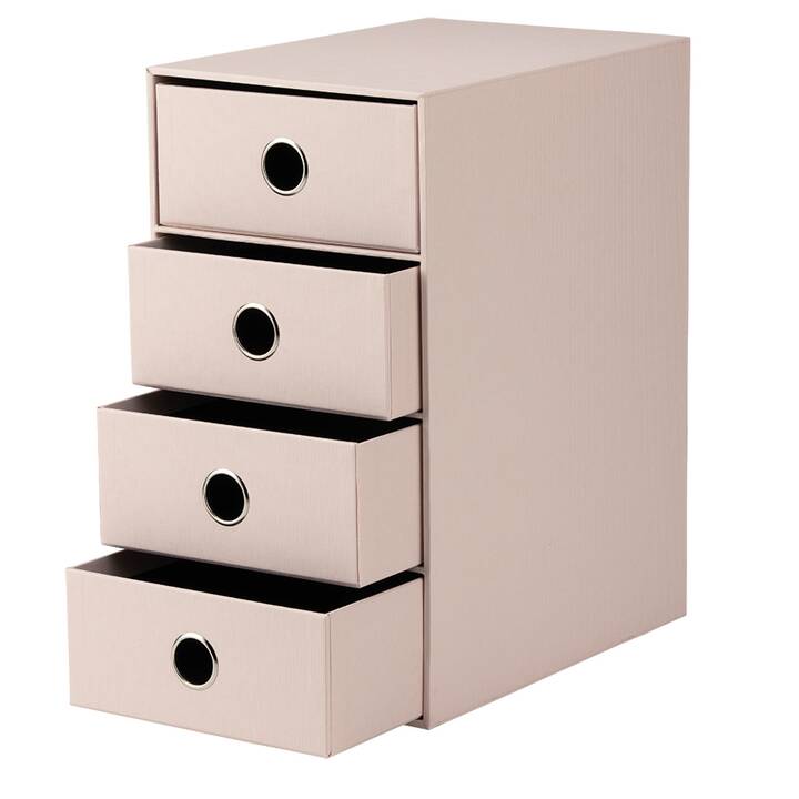 RÖSSLER PAPIER Büroschubladenbox S.O.H.O. (25 cm  x 17.5 cm  x 32 cm, Rosa)