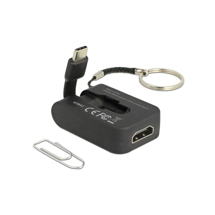 DELOCK Adapter (USB C, VGA, 0.03 m)