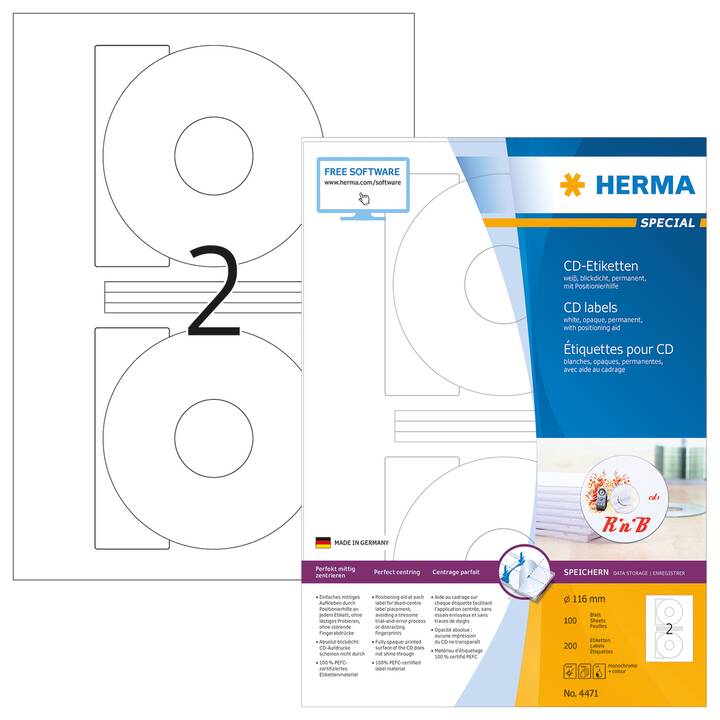 HERMA Special (116 x 116 mm)